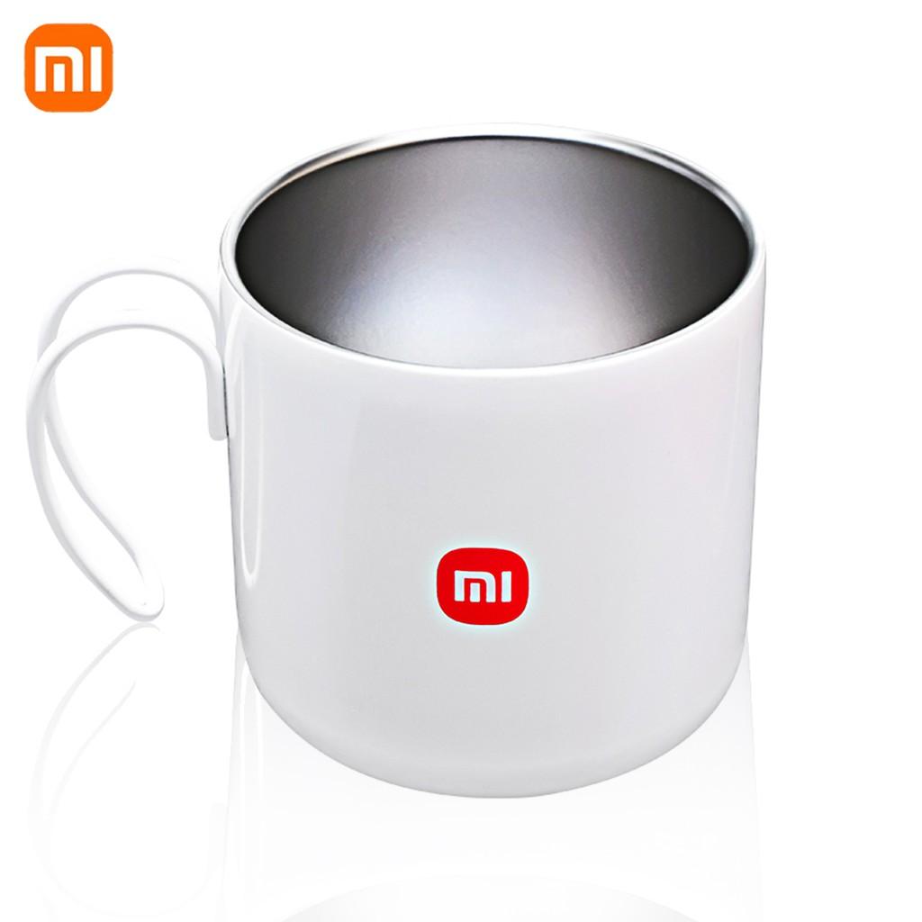 Cốc Xiaomi Youpin Dùng Uống Cà Phê Bằng Thép Không Gỉ Hoạ Tiết Ghi Chữ Xiaomi 400ml Hàng nhập khẩu