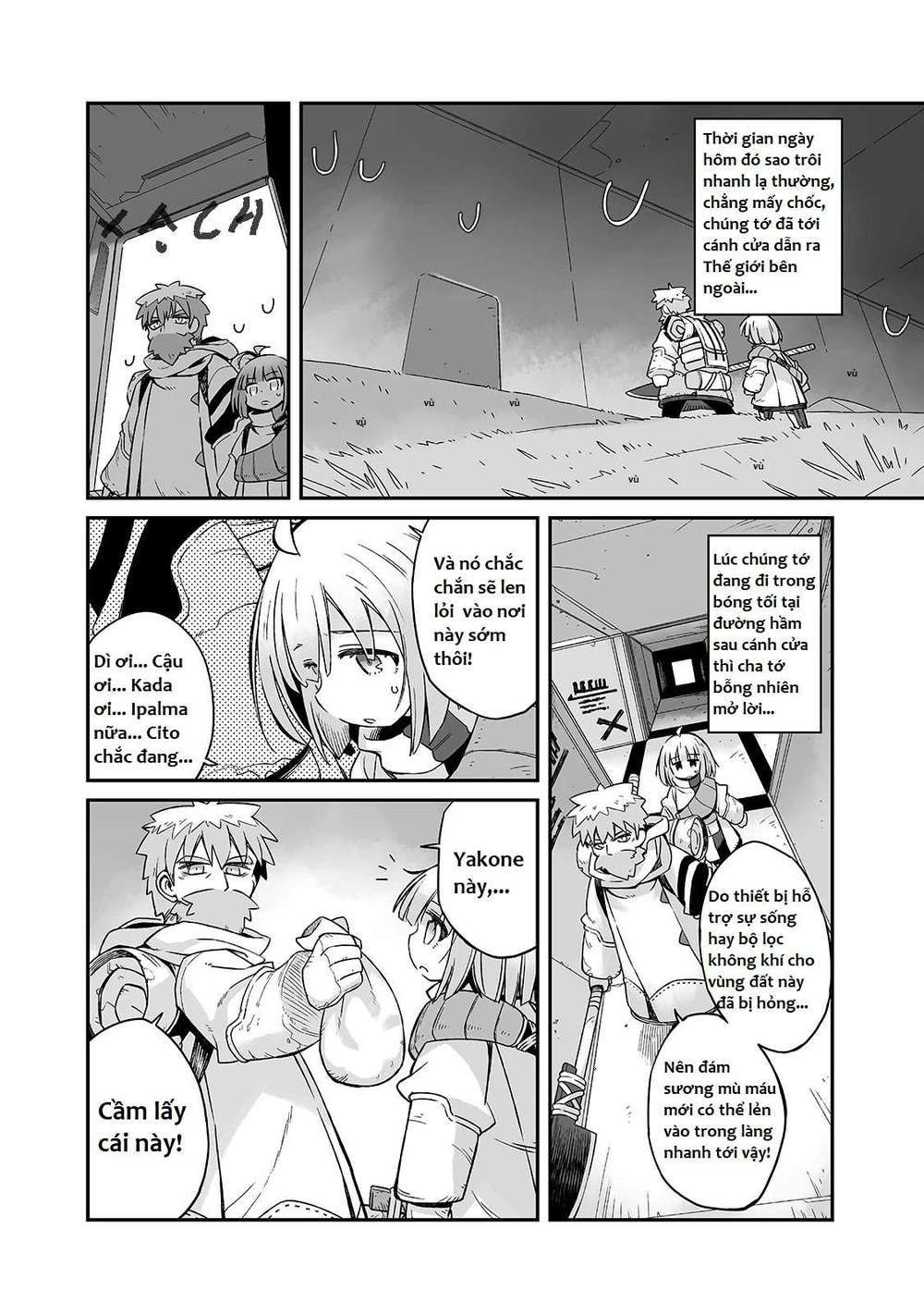 ngay cả khi hậu tận thế, thật hạnh phúc vẫn còn được sống... chapter 14 16