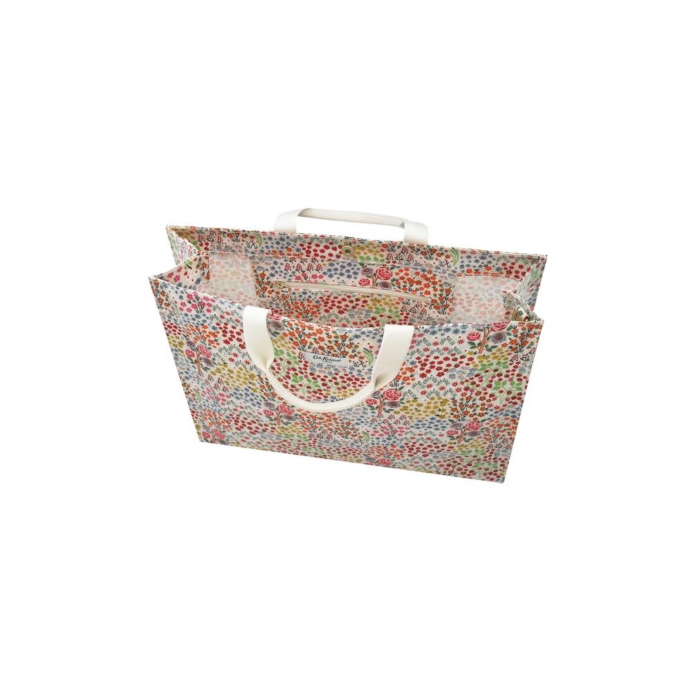 Cath Kidston - Túi đeo chéo/Strappy Carryall - Kingdom Ditsy - Cream -1041811