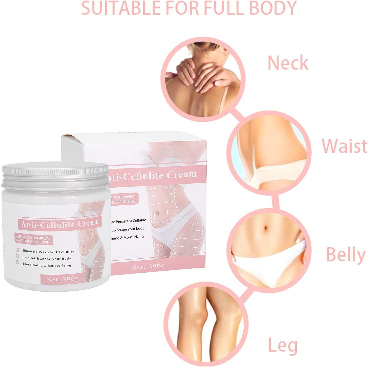 Kem chống cellulite 200g,Fat Burner Slimming Cream Massage Body Cream Chống béo,Kem dưỡng ẩm  chống béo,Đùi và bụng