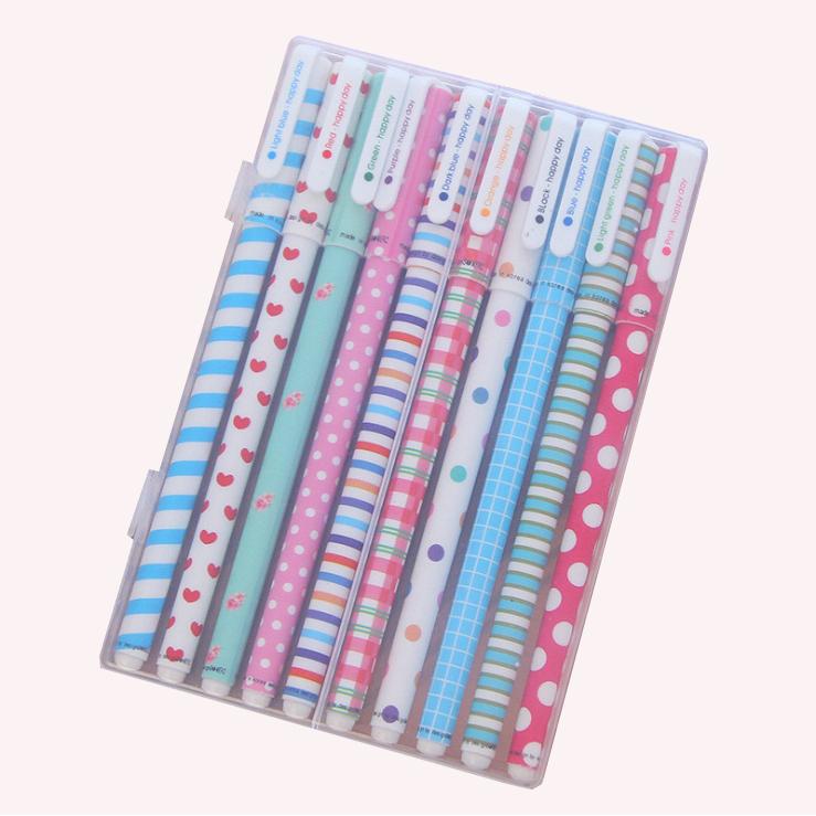 Bộ 10 bút mực nước đủ màu