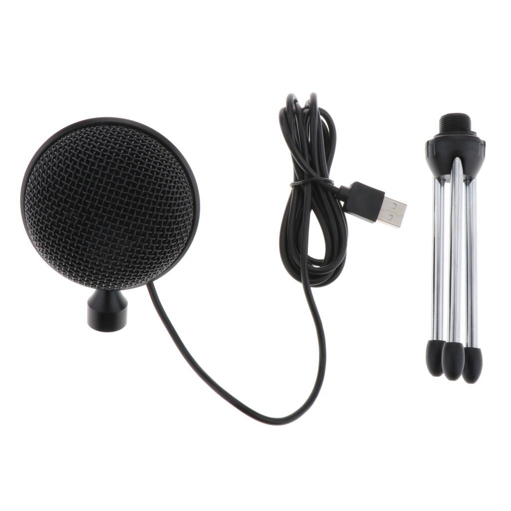 Pickup USB Microphone Desktop For Laptop Computer Audio Recording Studio