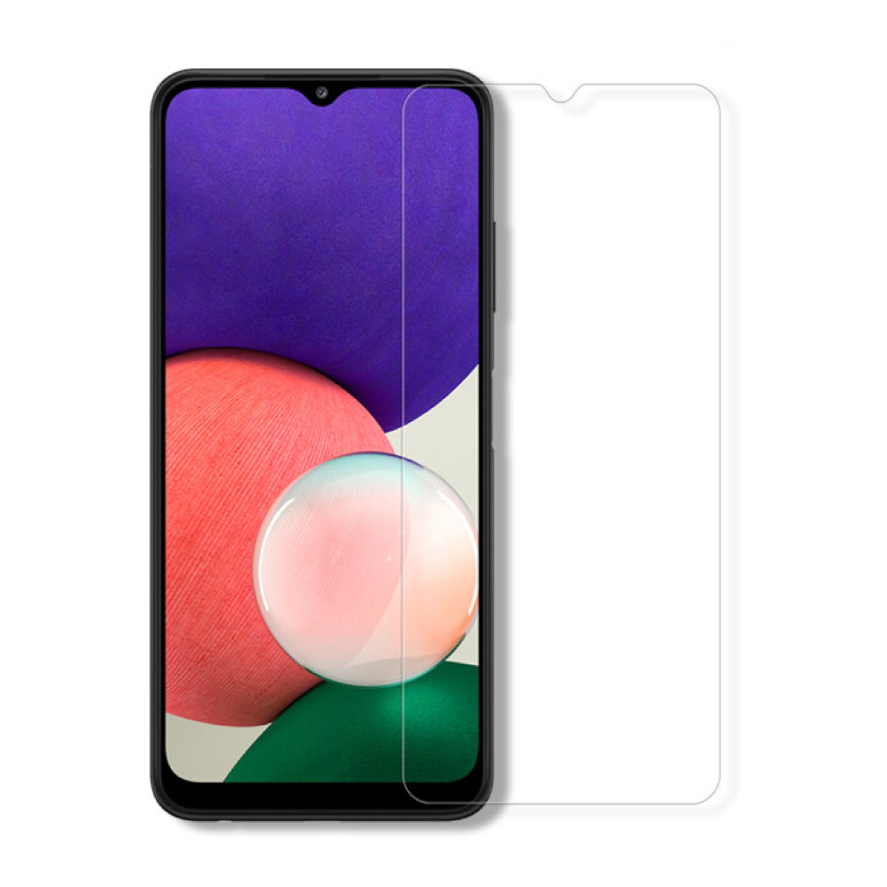 Kính Cường Lực cho Samsung A22 4G 5G Chống Nhìn Trộm / Chống Vân Tay/ Full Màn Hình/ Không Viền Màu/ Ốp Chống Sốc