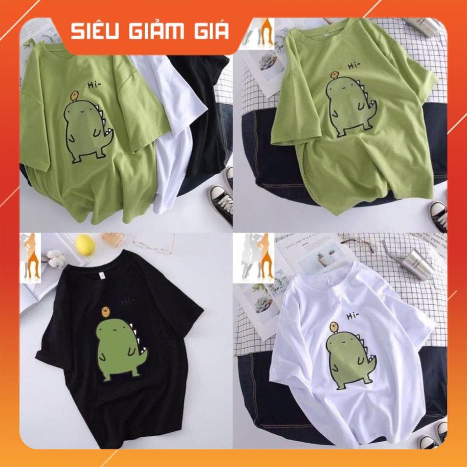 Áo phông ÁO THUN UNISEX - KHỦNG LONG HI