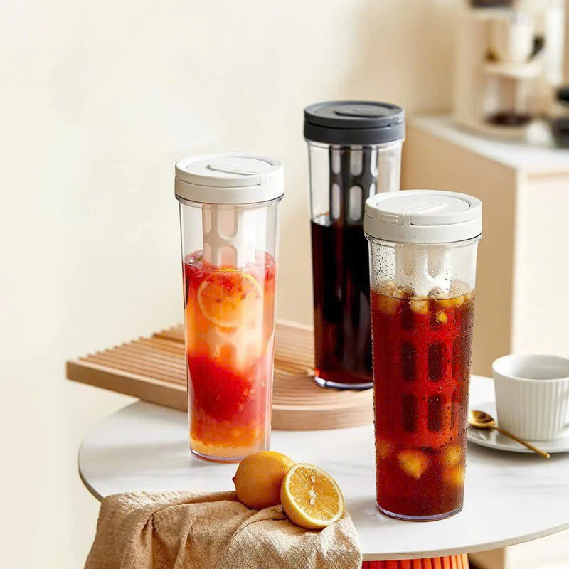 Bình pha Trà cà phê Cold Brew 1000ml MÀU ĐEN