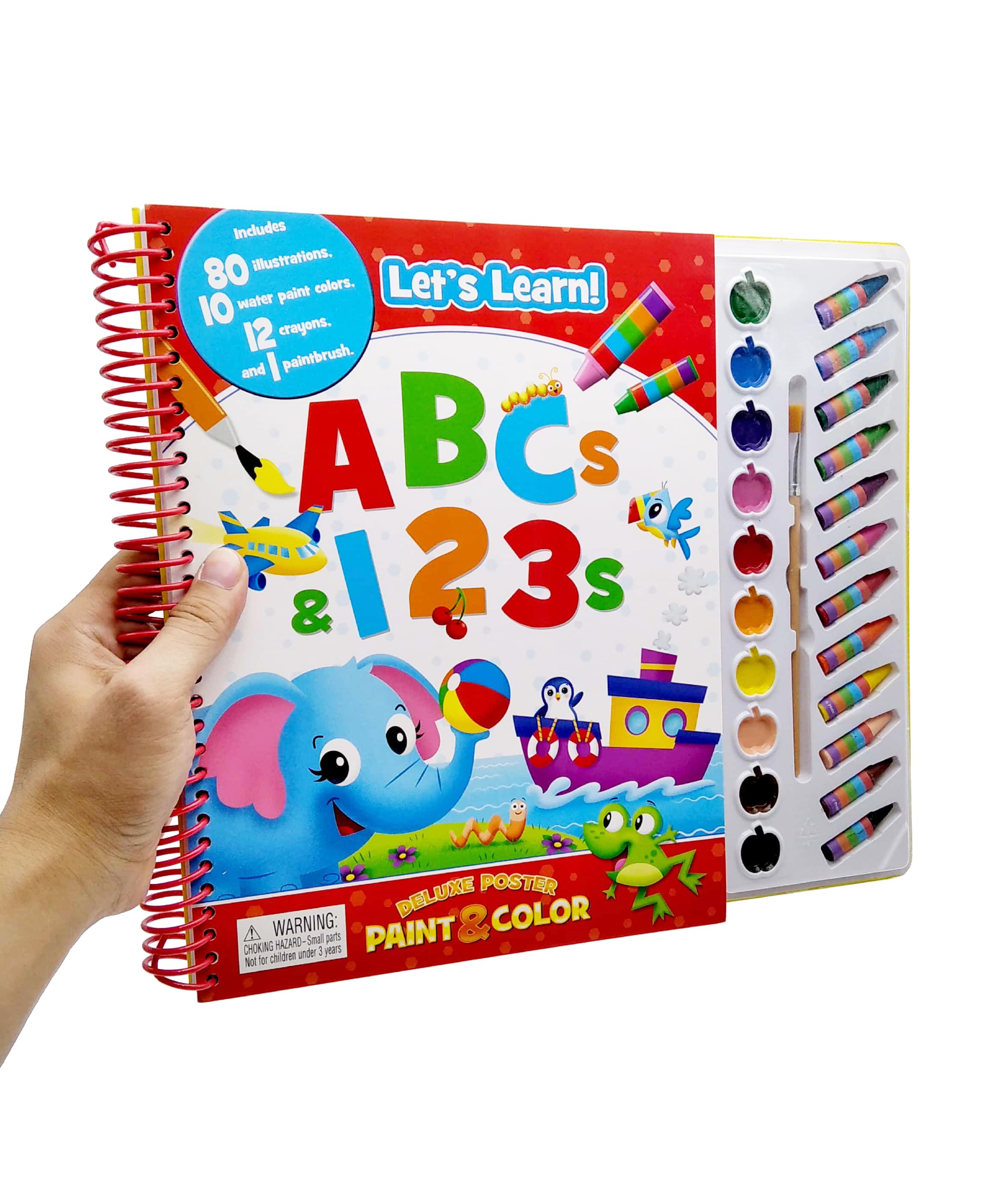 Preschool Abc/123 Deluxe Poster Paint &amp; Color