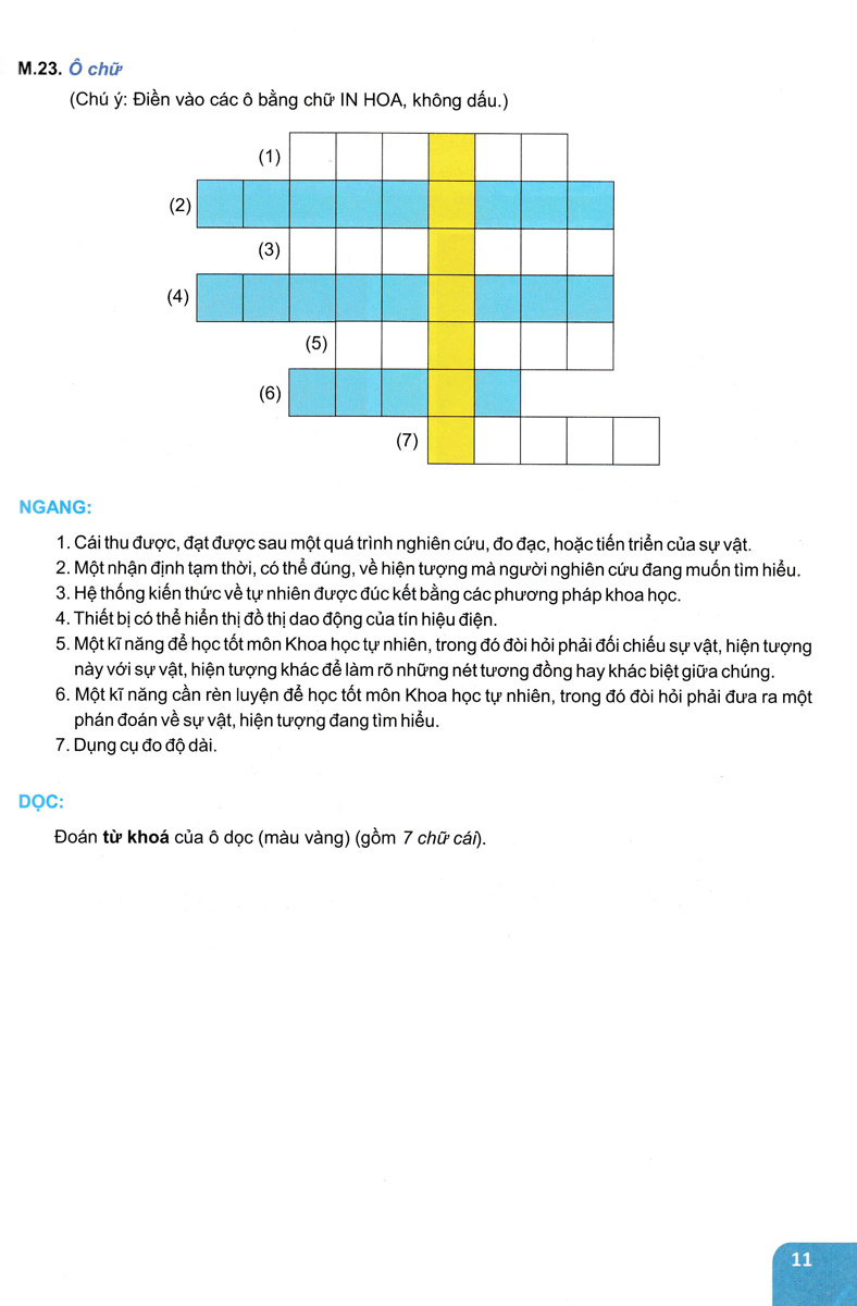 Củng Cố Và Ôn Luyện Khoa Học Tự Nhiên 7