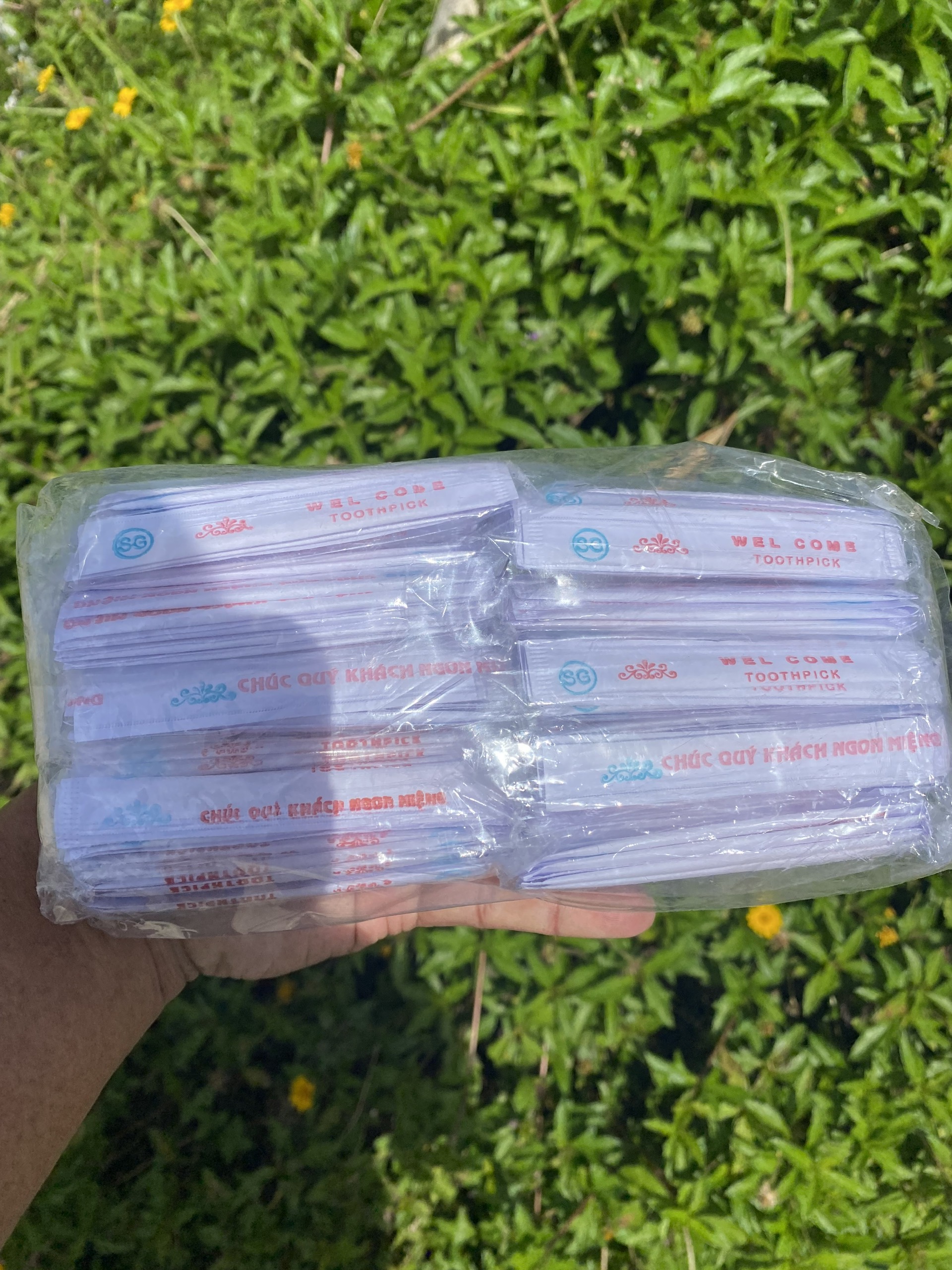 Combo 05 bịch Tăm tre sử dụng 01 lần