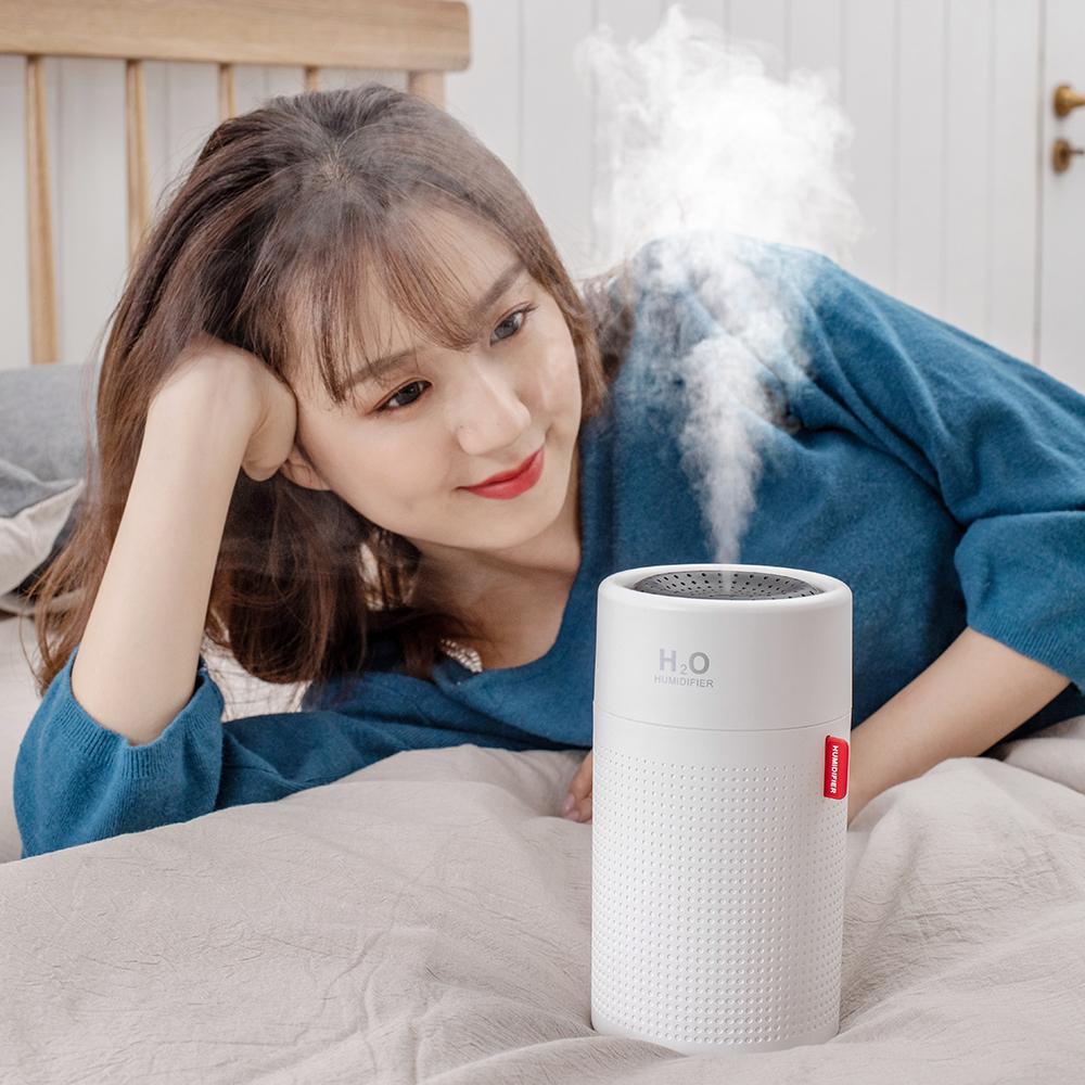 Sức Chứa Lớn 750 Ml Máy Tạo Độ Ẩm Không Khí 2000 MAh Sạc USB Không Dây Siêu Âm Hương Thơm Nước Máy Khuếch Tán Ánh Sáng Umidificador