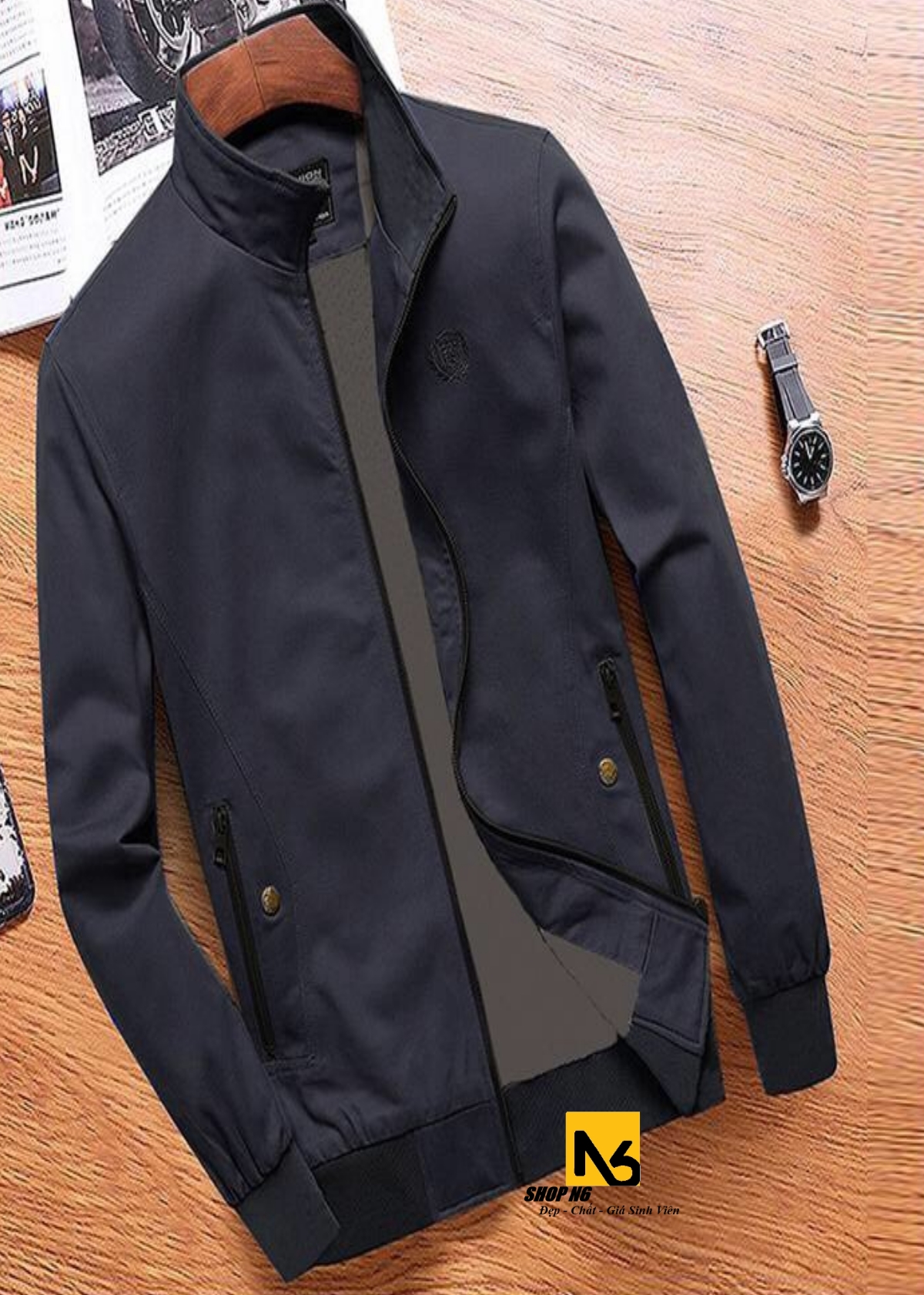 Áo Khoác Big Size Bomber Nam Nữ Áo Khoác Kaki Nam Nữ Chống Nắng Chống Lạnh Chống Gió Chống Nóng Tia UV 2 lớp Thời Trang FS Hàn Quốc Nam Tính Giá Tốt Cao Cấp QK46 - ShopN6