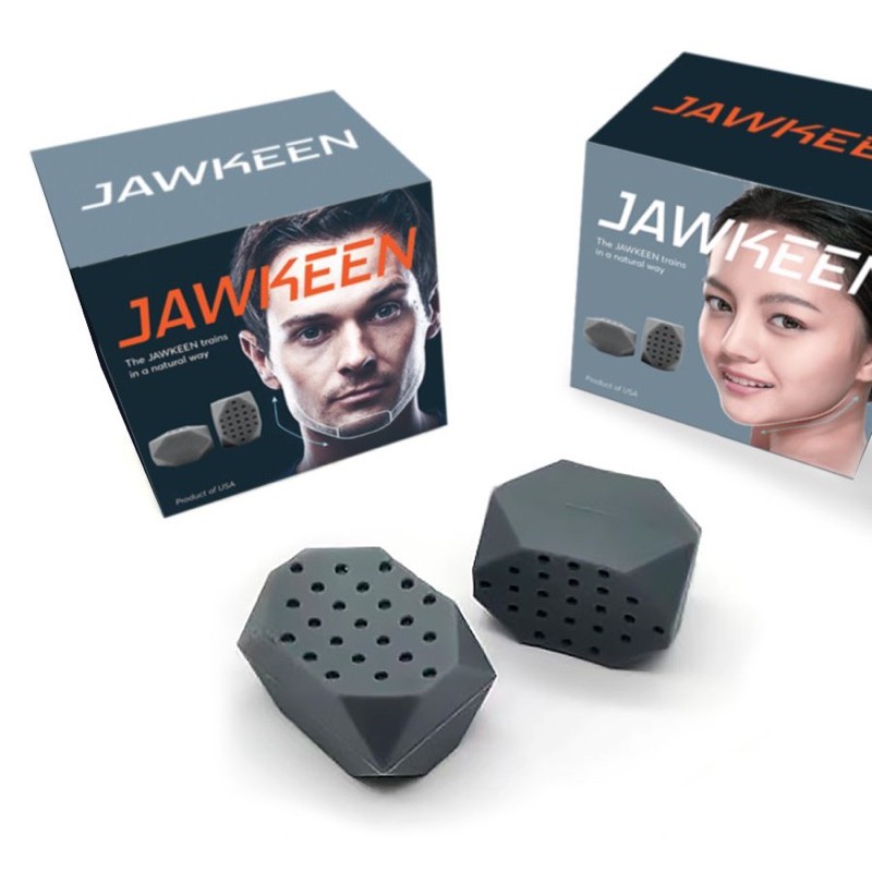 DỤNG CỤ TẬP CƠ HÀM, CƠ MẶT, GIẢM MỠ MẶT - TẠO HÌNH HÀM JAWKEEN JAWLINER (2 CÁI)