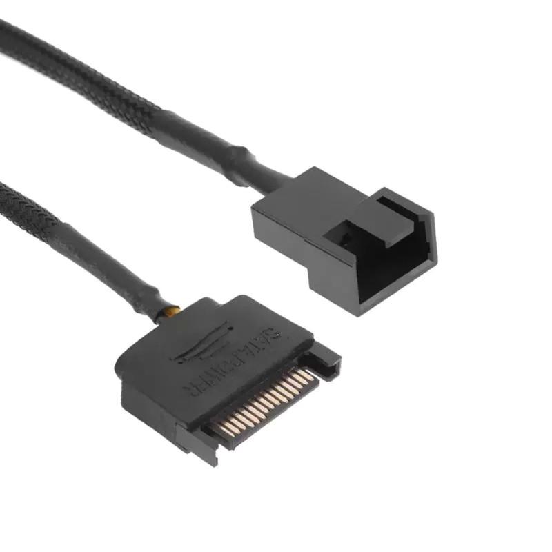 Dây Cáp Chuyển Đổi Quạt Tản Nhiệt Cho Laptop Btsg Sata 15 Pin Sang 1 / 2 Quạt Làm Mát 3 Pin / 4 Pin