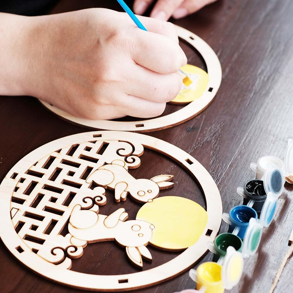 Lồng Đèn Sáng Tạo - Thỏ Ngọc Vui Trăng - Giftbrand GB03