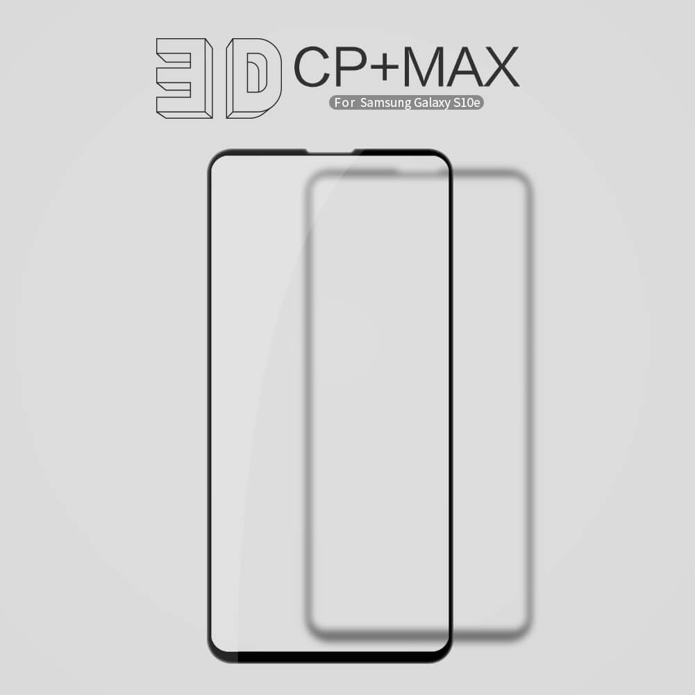 Miếng dán cường lực 3D full màn hình cho Samsung Galaxy S10e hiệu Nillkin CP + Max ( Mỏng 0.23mm, Kính ACC Japan, Chống Lóa, Hạn Chế Vân Tay) - Hàng chính hãng