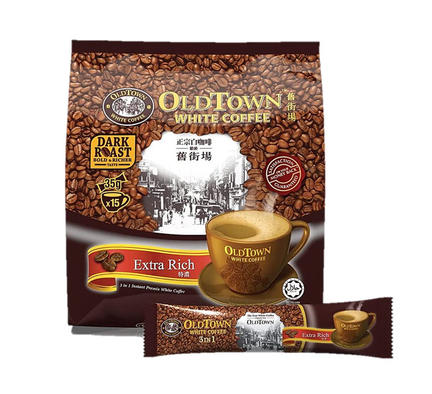 (Date 2023) Cà Phê Old Town White Coffe Extra Rich Malaysia - Vị Đậm Đà