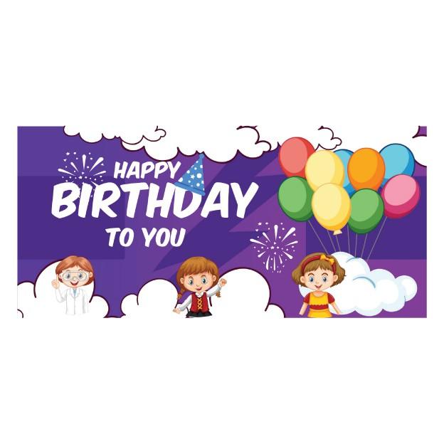 Background hiflex cho sinh nhật, banner HPBD, sinh nhật cho bé HPBD-17