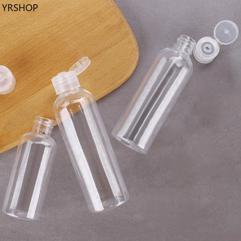 Chai Nhựa Trong Suốt 30ml / 50ml / 100ml Đựng Mỹ Phẩm Du Lịch Tiện Dụng MMEJ