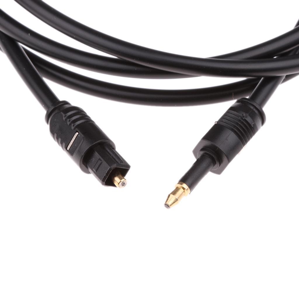 Male To 3.5mm Male Digital Optical Audio Cable   3ft
