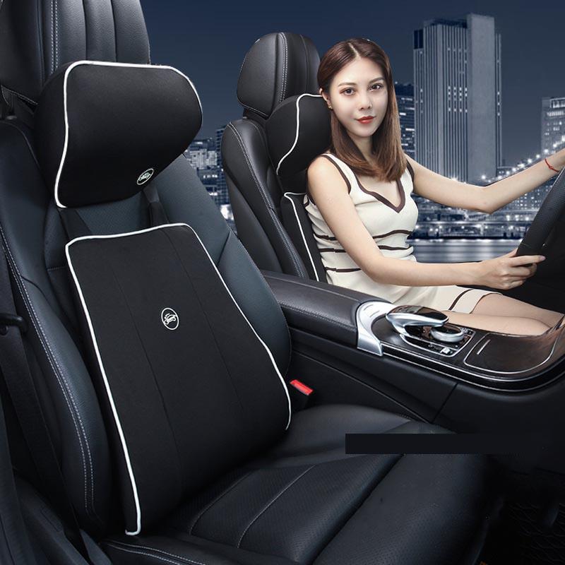 Gối tựa đầu ô tô, Gối tựa lưng ô tô Cao su non Mẫu 1