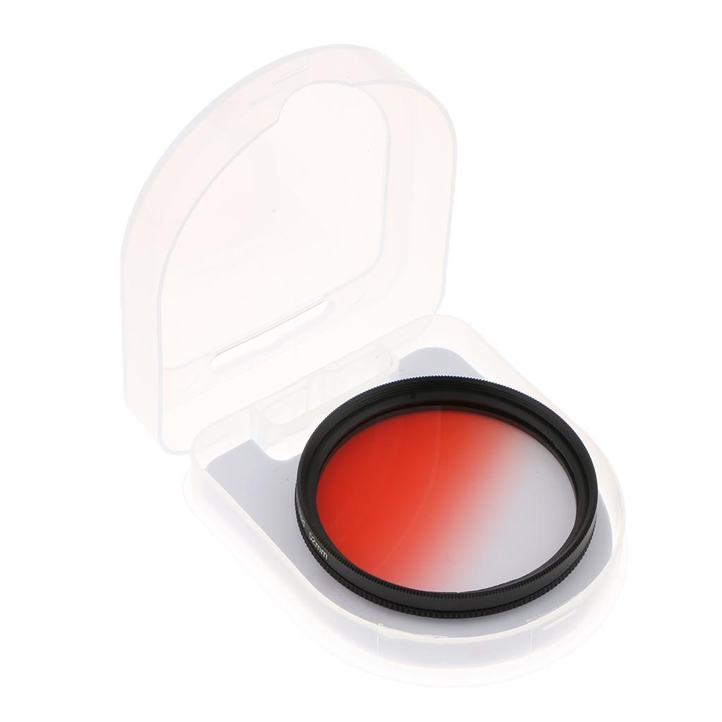 Gradual Color Lens Filter 52mm for Canon Digital SLR Camera Accessory