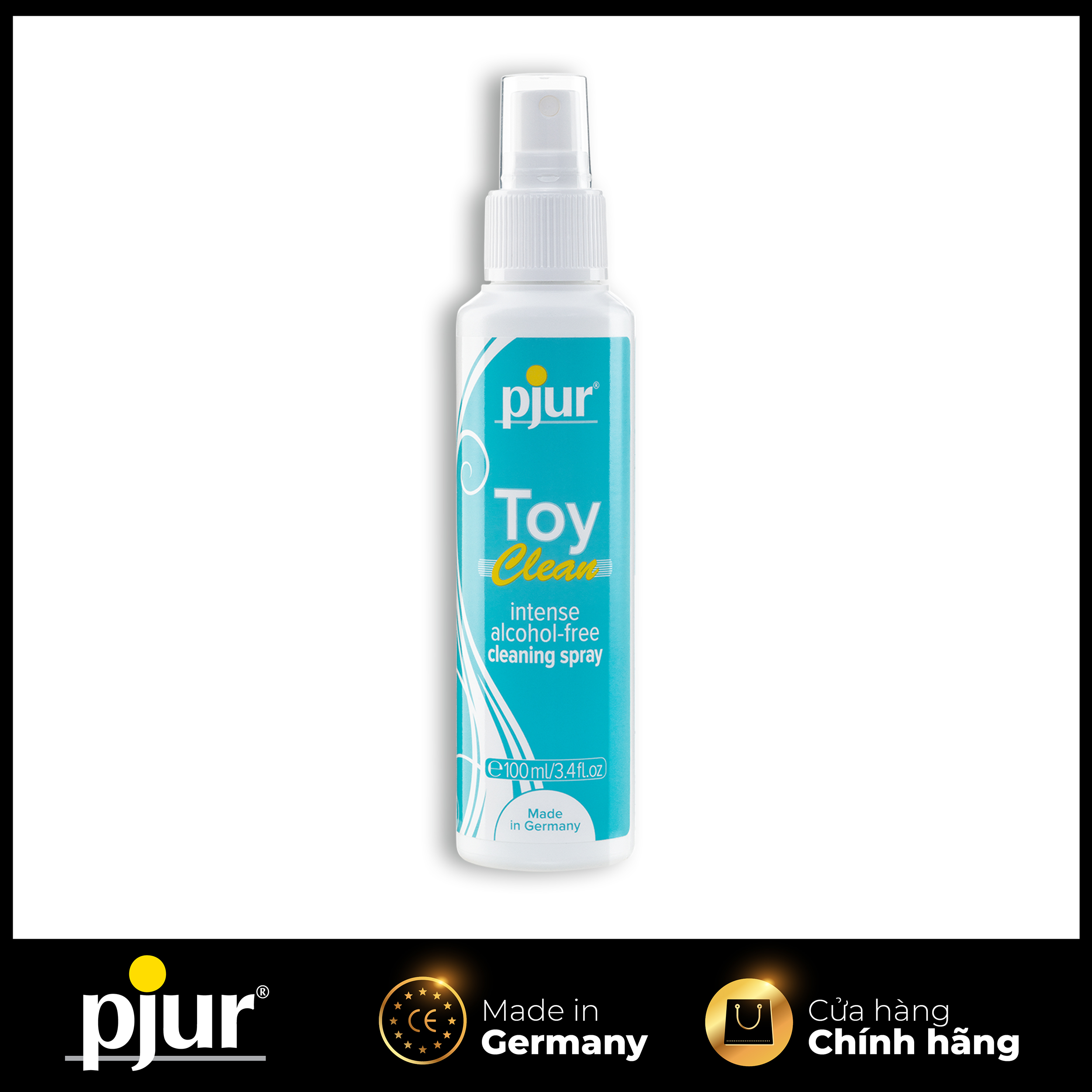 Xịt vệ sinh đồ chơi pjur TOY CLEAN -Dưỡng Chất và Vệ Sinh Hoàn Hảo cho đồ chơi - Hàng chính hãng - Made in Germany