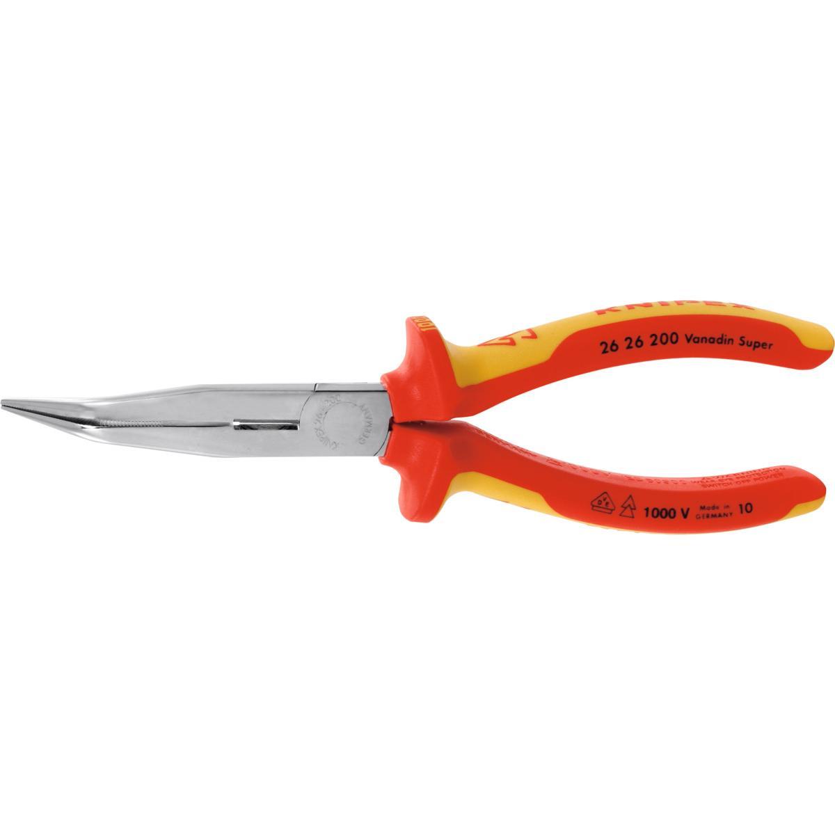 KỀM MŨI NHỌN NGHIÊN 45 ĐỘ CÁCH ĐIỆN 1000V KNIPEX 713700 200