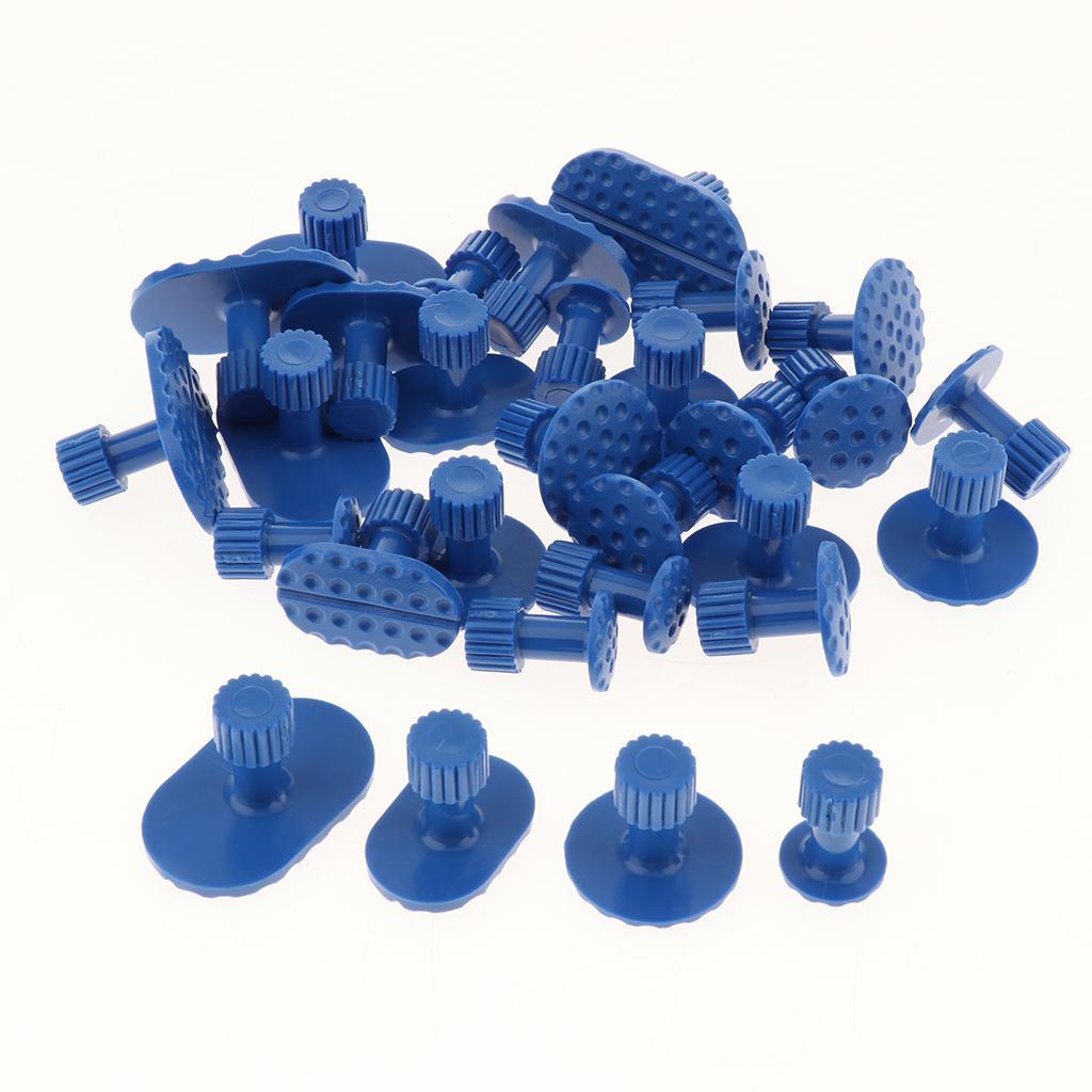 Paintless Dent Repair NylonTabs Hail Removal 30Pcs Blue