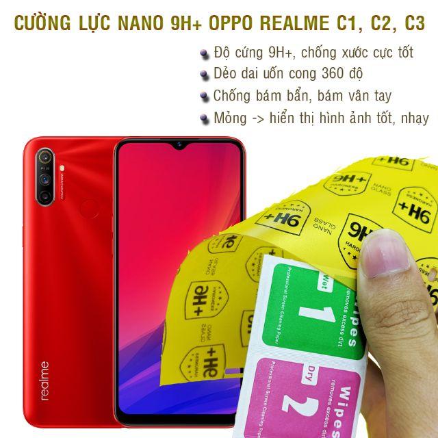 Dán cường lực dẻo nano dành cho Realme C1, C2, C3