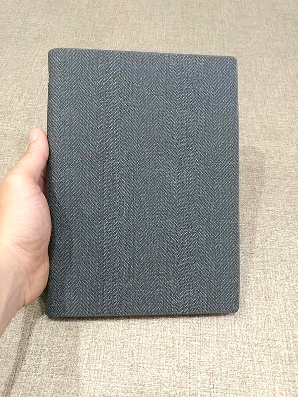 Sổ Bìa Da SC 06-19 - Mẫu 2 - Màu Xám