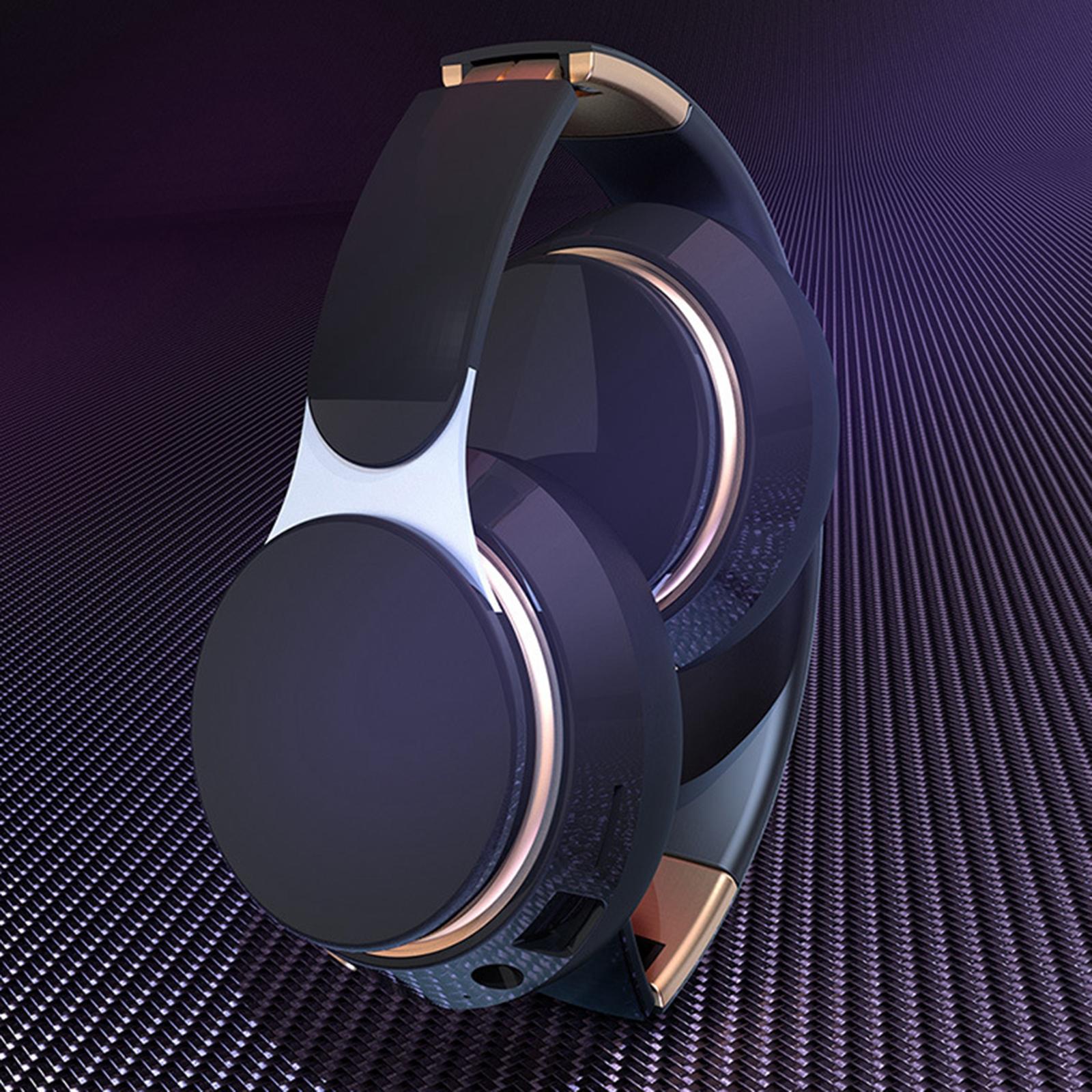 Wired / Wireless Bluetooth Noise Canceling Headphones Earphone Foldable with Mic for PC TV