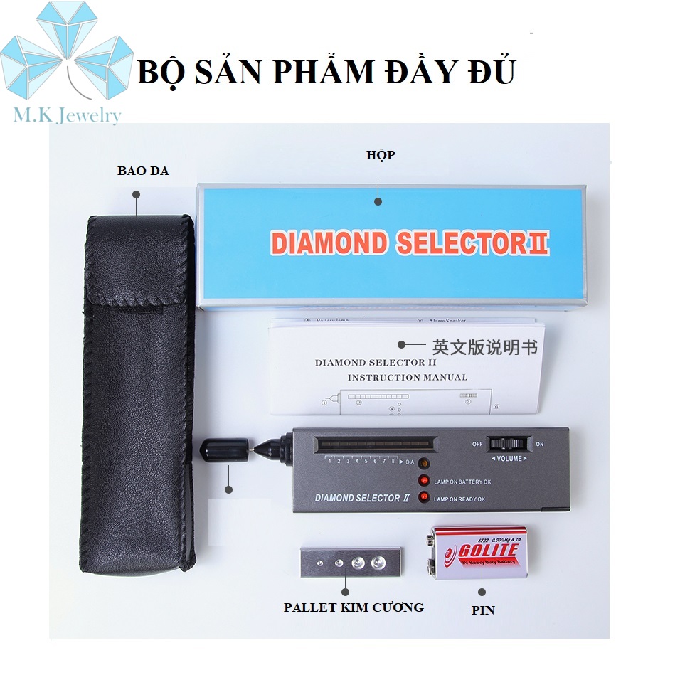 Bút Thử Kim Cương Đá Quý (DIAMOND SELECTOR II) - Bút Kiểm Tra Độ Cứng