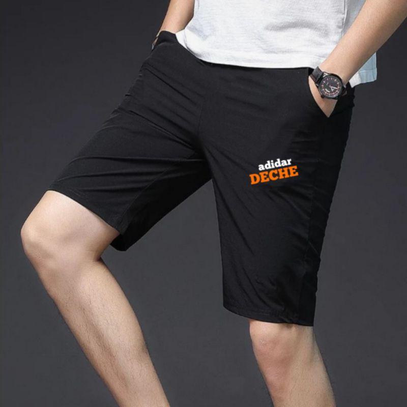 Quần short nam màu đen dạo phố màu đen có bigsize
