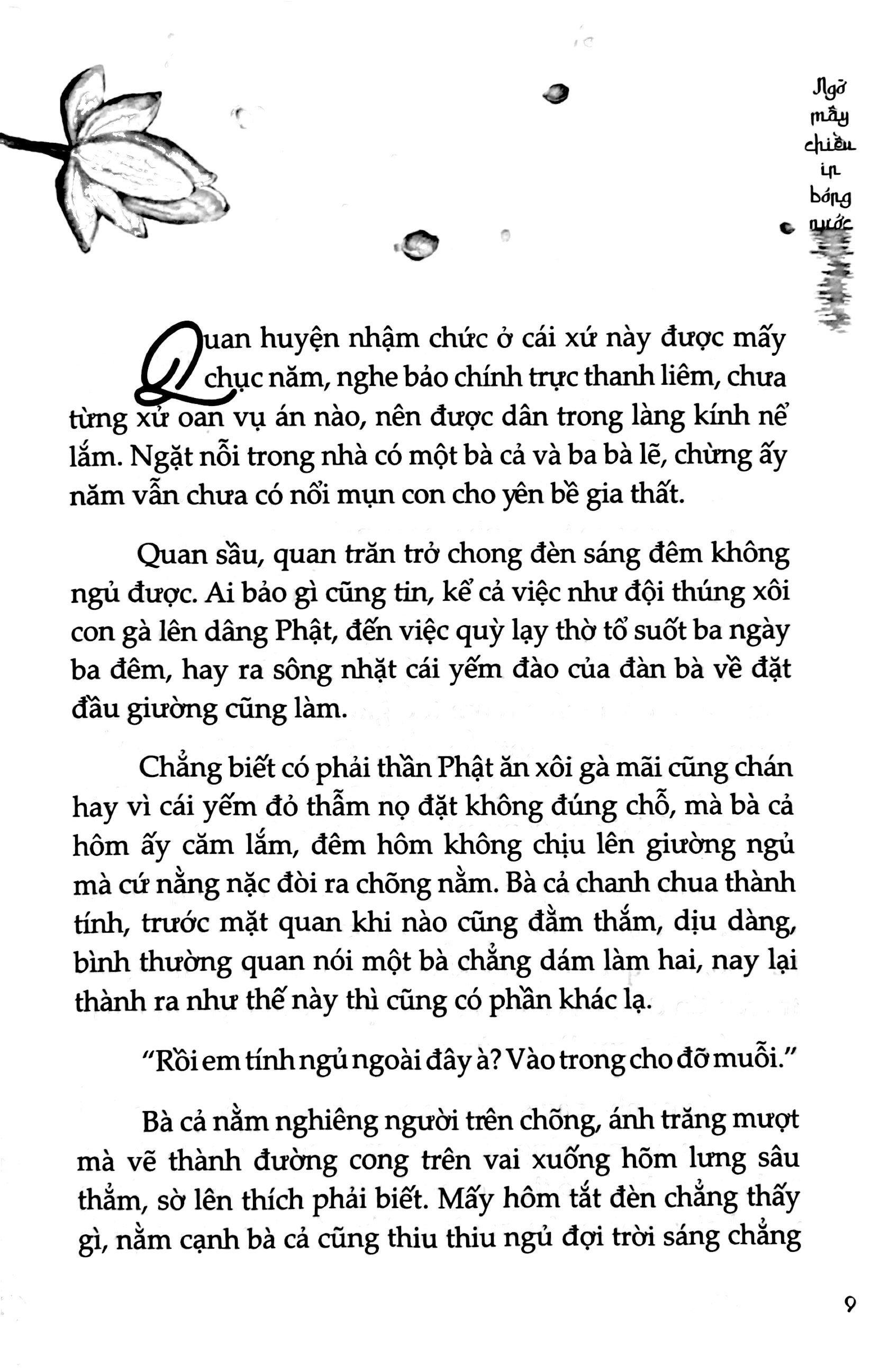 Sách - Ngỡ Mây Chiều In Bóng Nước