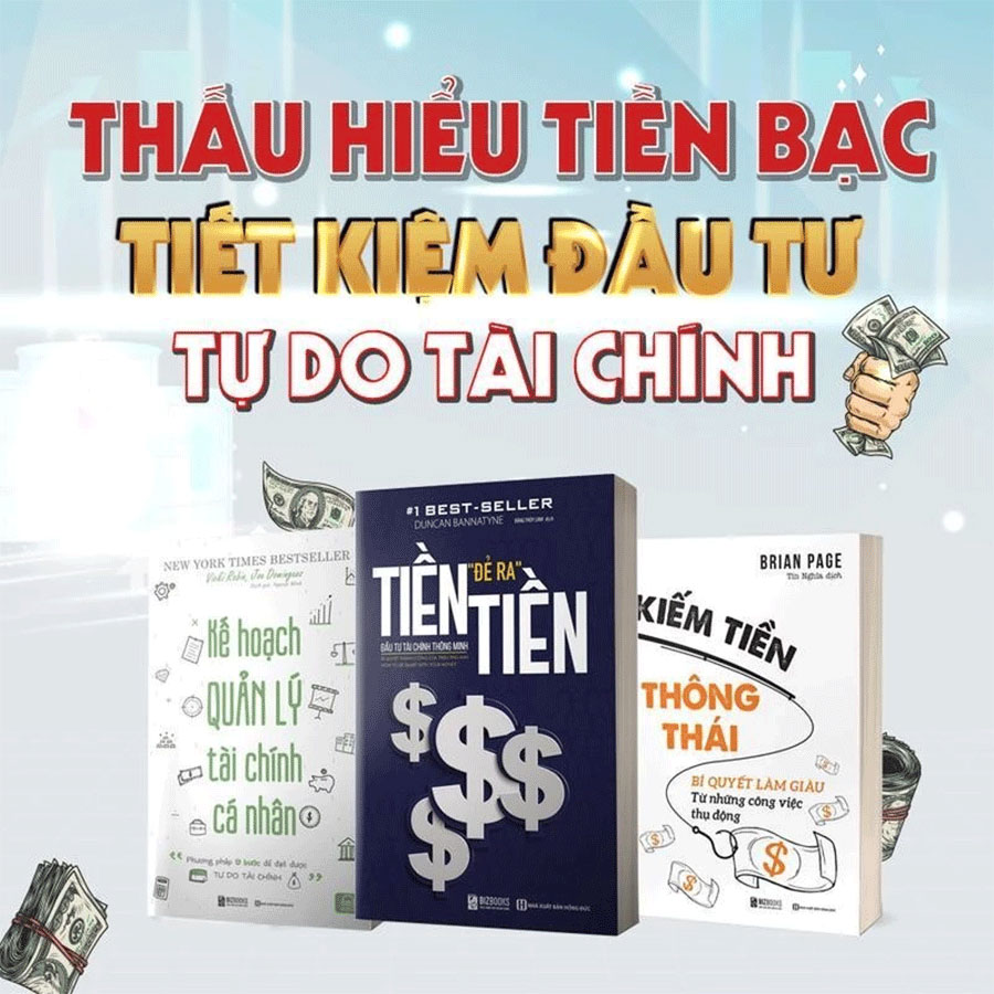 Bộ sách Tự do Tài chính: Tiền đẻ ra tiền, Kế hoạch quản lý tài chính cá nhân, Kiếm tiền thông thái- Bizbooks