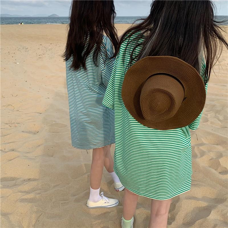 Striped Basic Tee - Áo Thun Sọc Form Rộng Oversize Summer Ulzzang