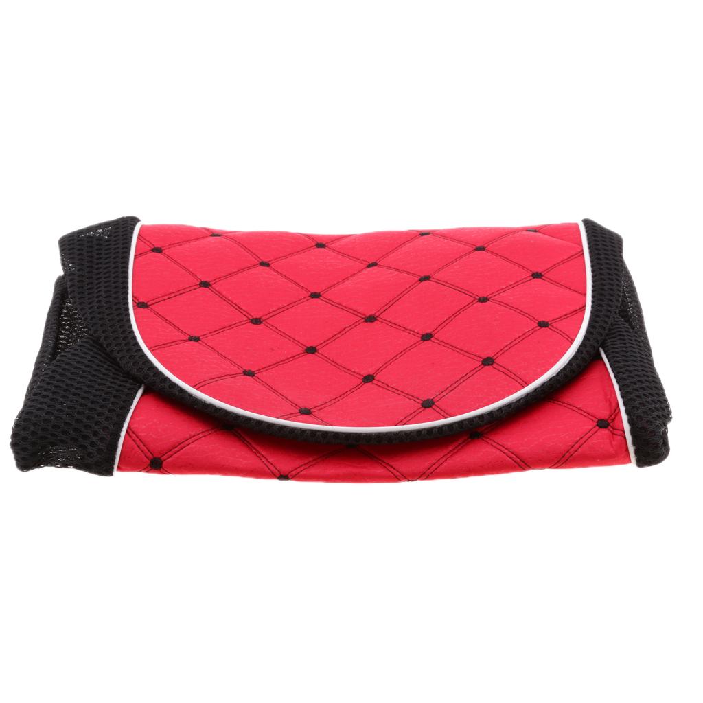 Red Motorcycle Electric Car Scooter Breathable Seat Cushion Protector Cover