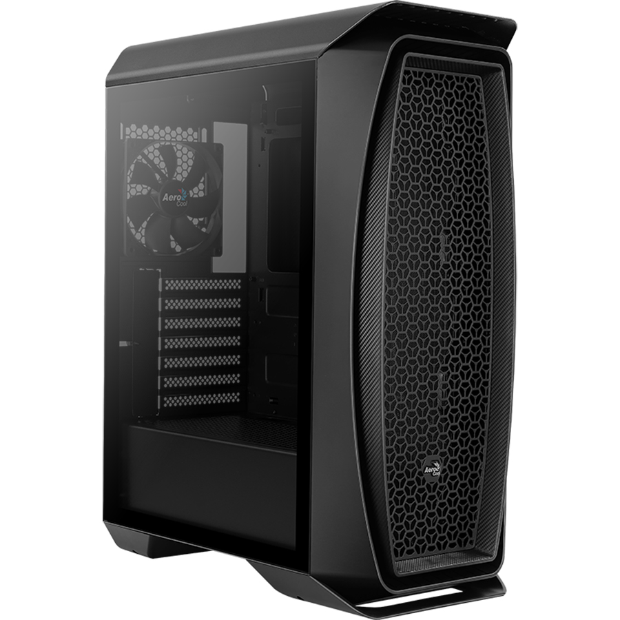 Vỏ Case máy tính AEROCOOL AERO ONE G-BK GLASS EDITION BLACK - Hàng Chính Hãng