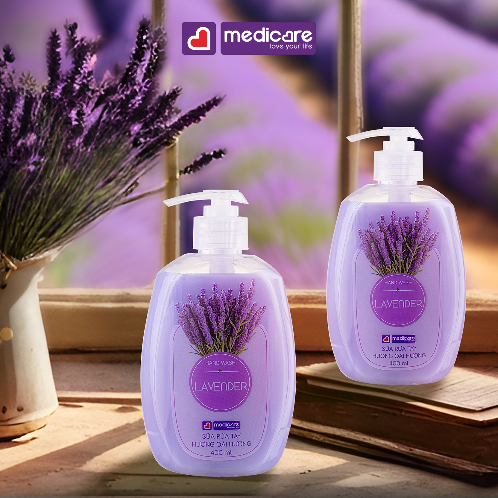 Sữa rửa tay MEDiCARE Lavender 400ml