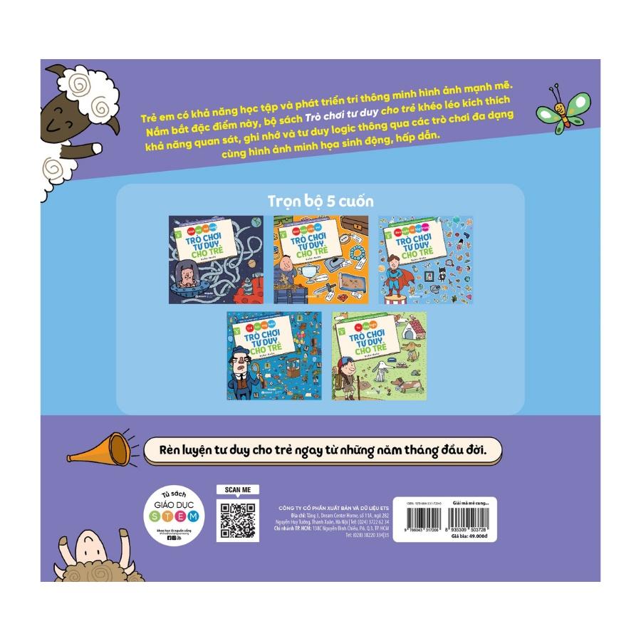Trò Chơi Tư Duy Cho Trẻ - Giải Mã Mê Cung - Buke Buke - Bản Quyền