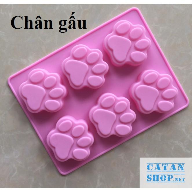 Khuôn silicon dẻo 3D, 4D đổ Socola, Thạch, Đá, Kẹochipchip, Pudding tạo hình đẹp mắt GD311-Khuondeo