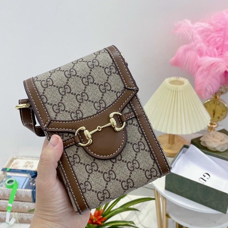 Túi đeo vai  đeo chéo nam nữ, túi điện thoại GG.CC Hà Hồ size 18 Cm Hàng QC Cao Cấp FullBox xịn sò Hottrend 2023