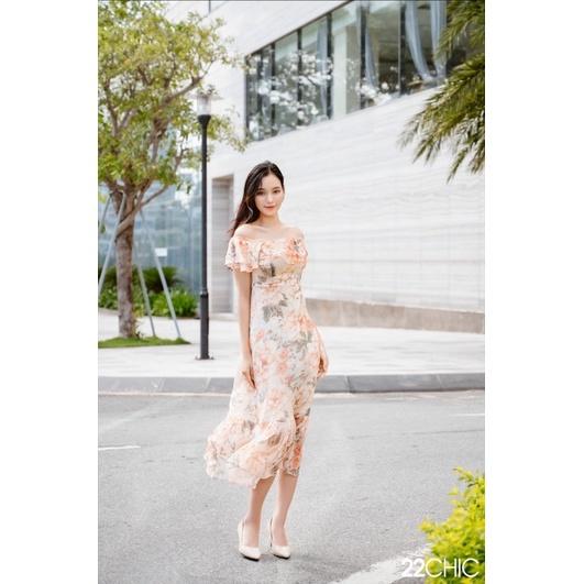 Váy trễ vai hoa - 22CHIC EMELY DRESS