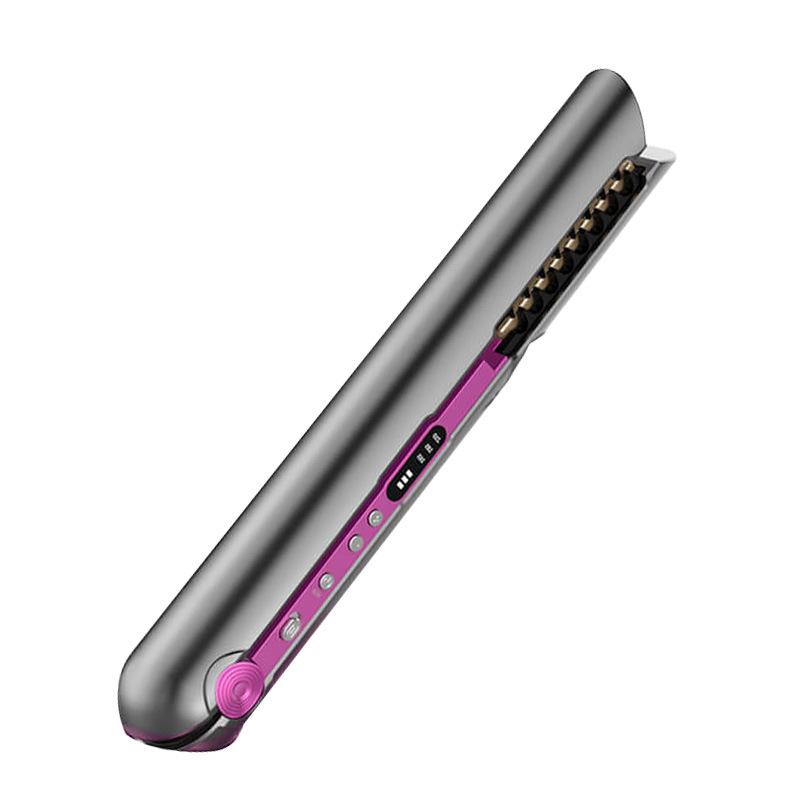 Sản phẩm mới nhất theo phong cách mới Máy uốn tóc có thể sạc lại không dây USB Máy uốn thẳng Máy duỗi tóc mini không dây cầm tay sử dụng kép