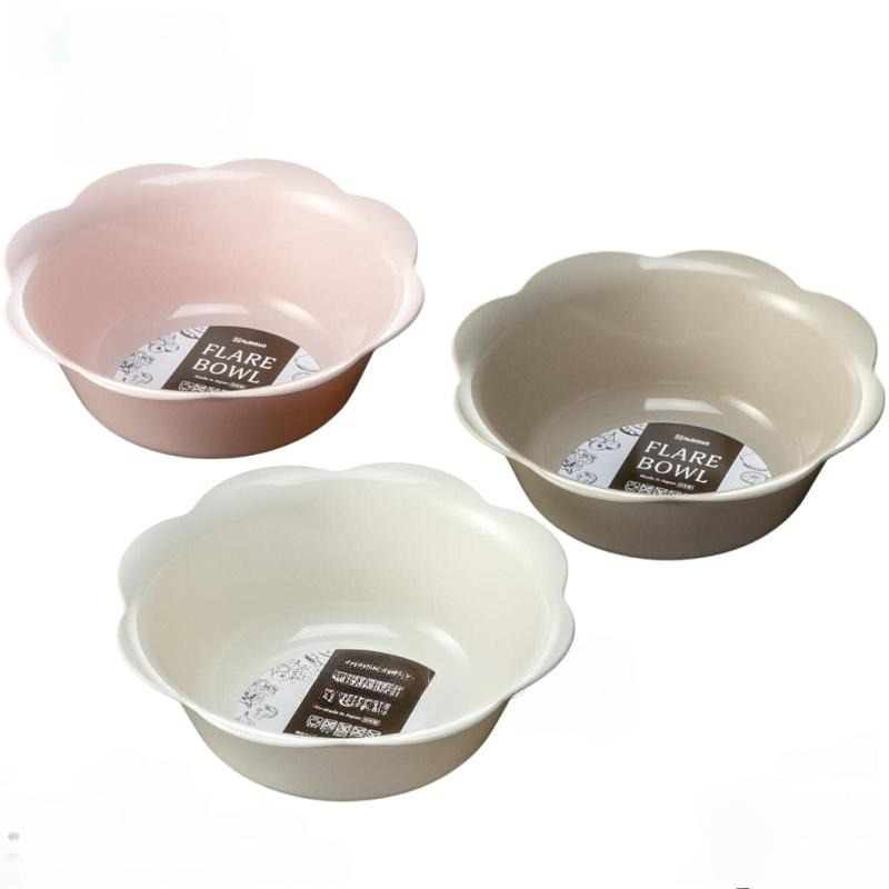 Tô nhựa hình cánh hoa Nakaya Flare Bowl 1.1L