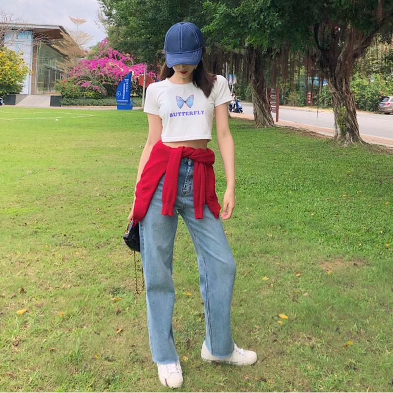 Áo thun ngắn tay in họa tiết xinh xắn dành cho nữ