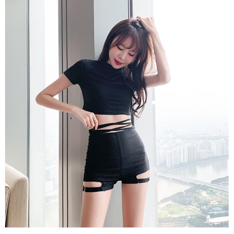 Áo Croptop Body Nơ Buộc Dáng Ôm Mịn Mát Hot Trend