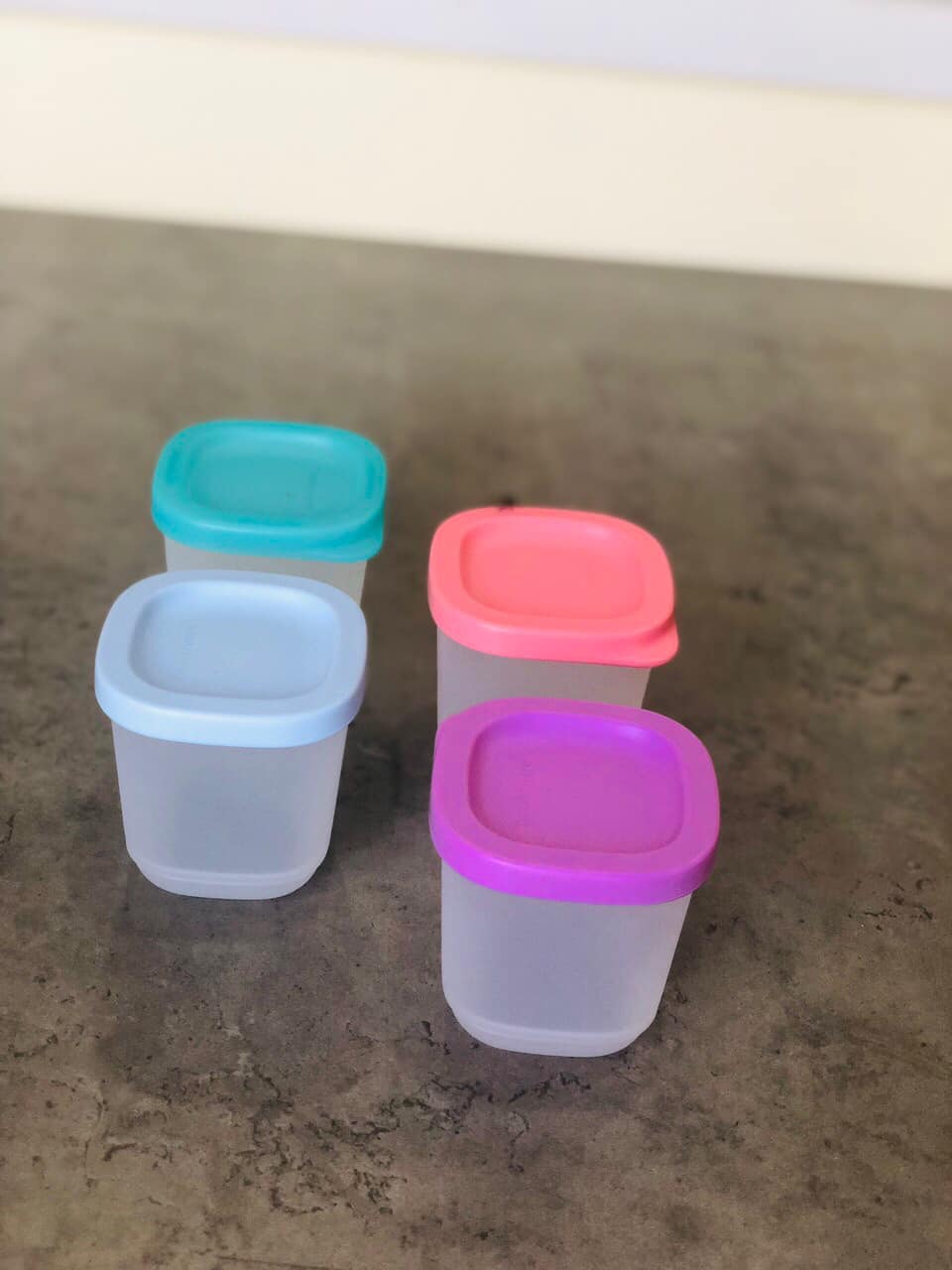 Bộ hộp BQTP Cubix Mini Square (4) TUPPERWARE HÀNG CHÍNH HÃNG