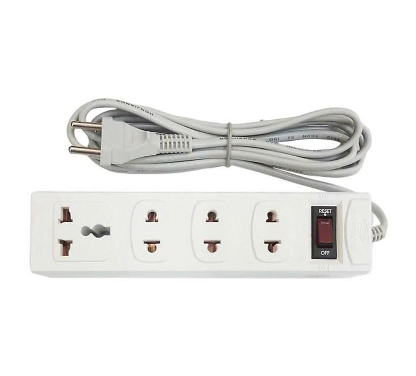 Ổ Cắm Điện Chịu Nhiệt Đa Năng 4 Ổ Cắm Dây Nguồn 3m HJD 0114R