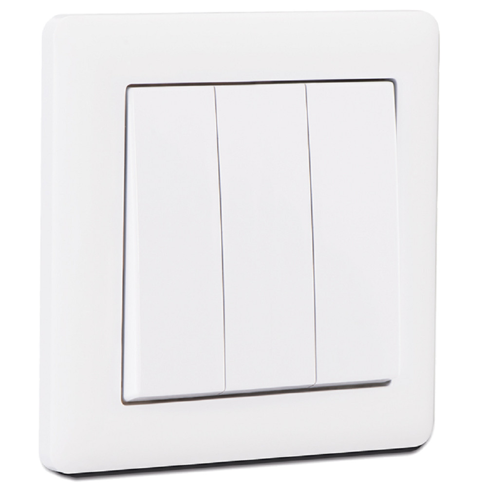 CÔNG TẮC BA 2 CHIỀU BR011101 - Chuẩn Anh MAKEL - Thổ Nhĩ Kỳ - Loại công tắc thông dụng, đóng ngắt mạch điện độc lập, dòng điện định mức 20A, phù hợp mọi không gian và mọi công trình