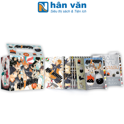 Premium Boxset Haikyu!! - Tập: 1 - 15  - Tặng Kèm Bìa Áo Hiệu Ứng UV + Bìa Áo Hiệu Ứng Metalize